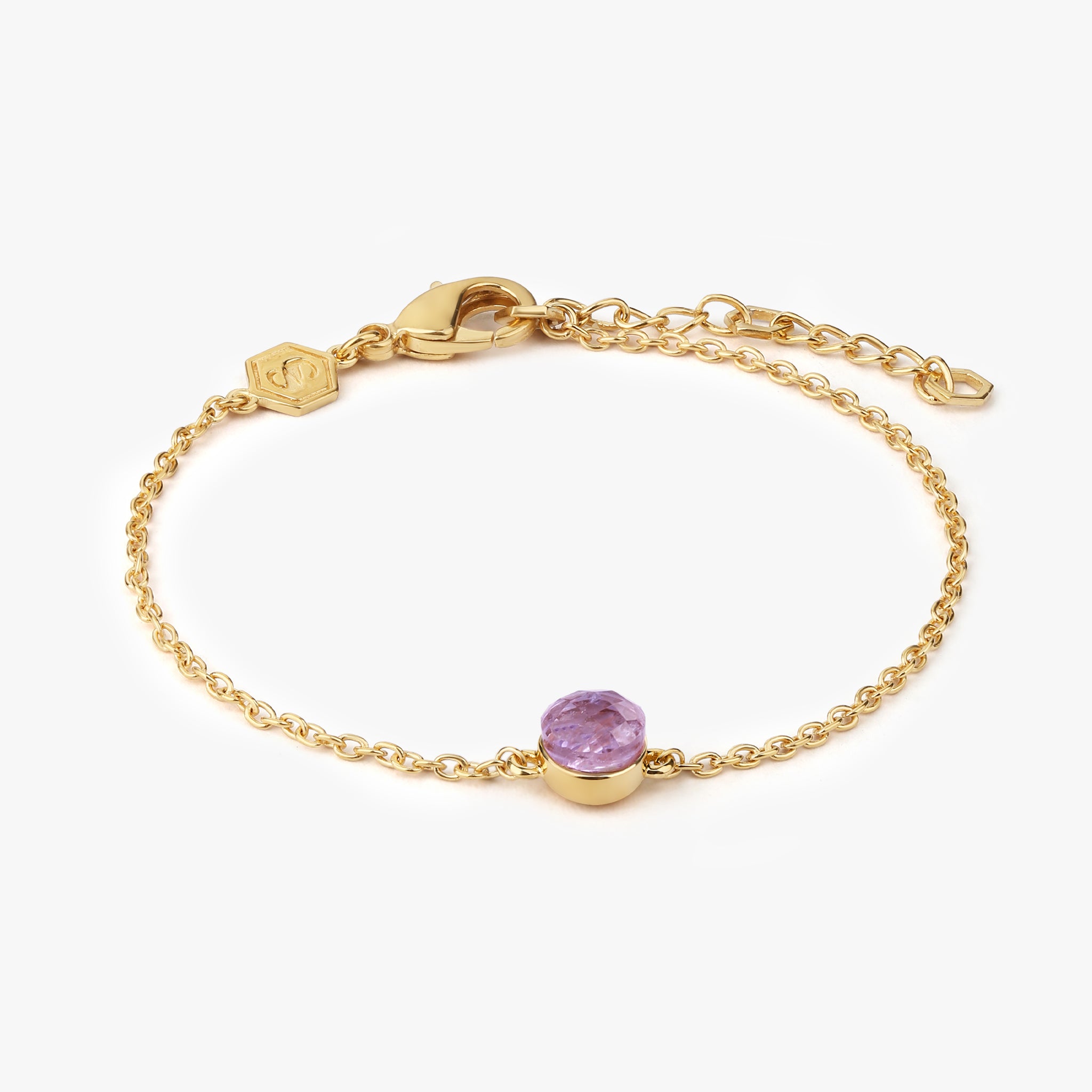 Bracelet Aurora en pierre Améthyste - SLOYA